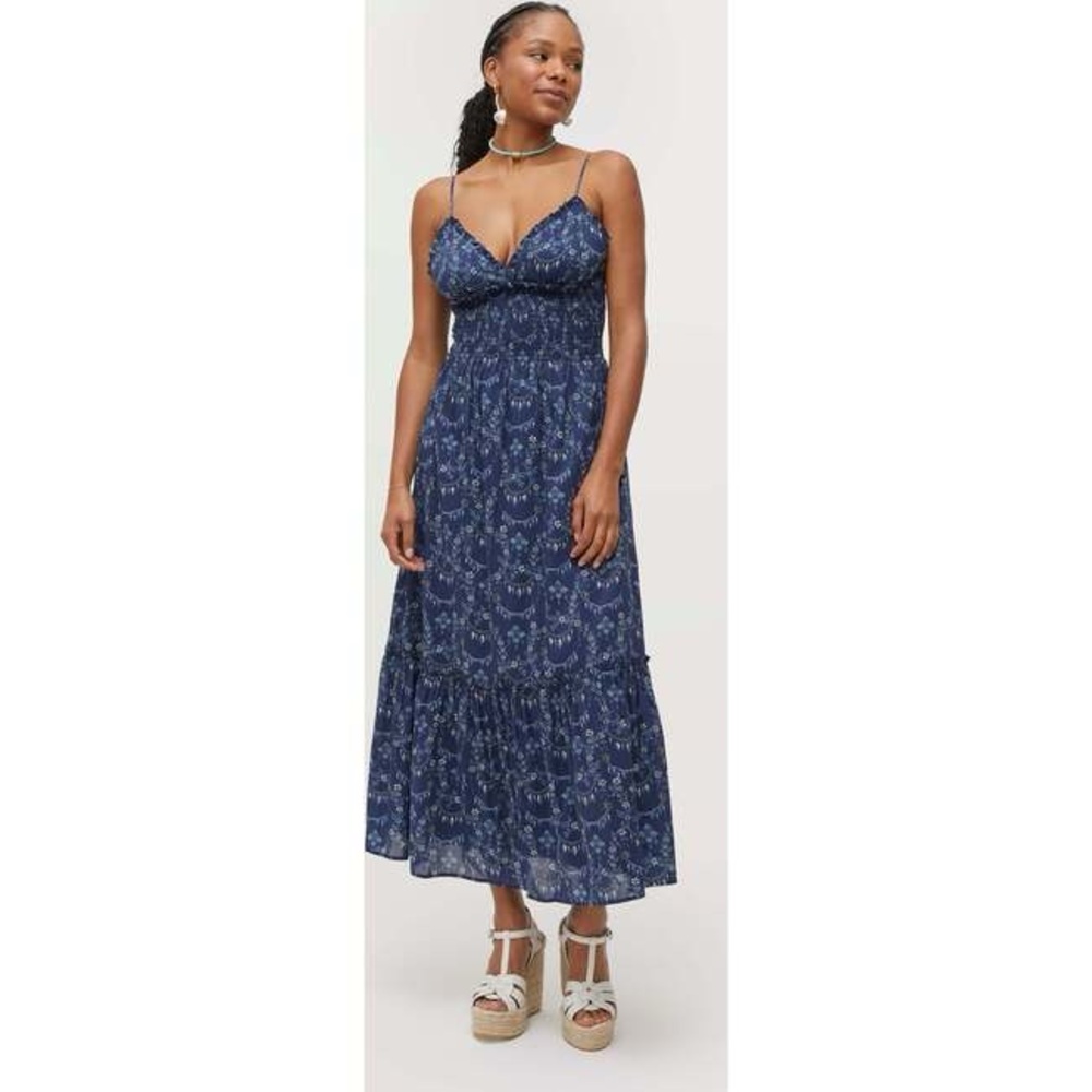 Hill House Home The Dottie Nap Dress in Charm Scallop, XS
